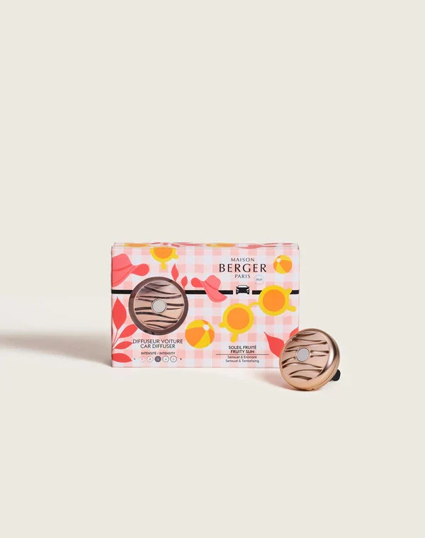 Maison Berger Fruity Sun Car Diffuser Set