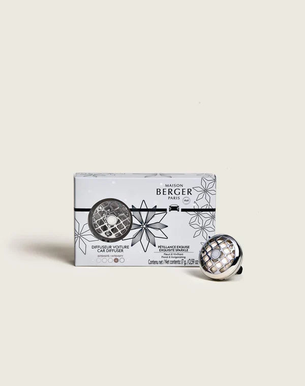 Maison Berger Rosalie Exquisite Sparkle Car Diffuser Set