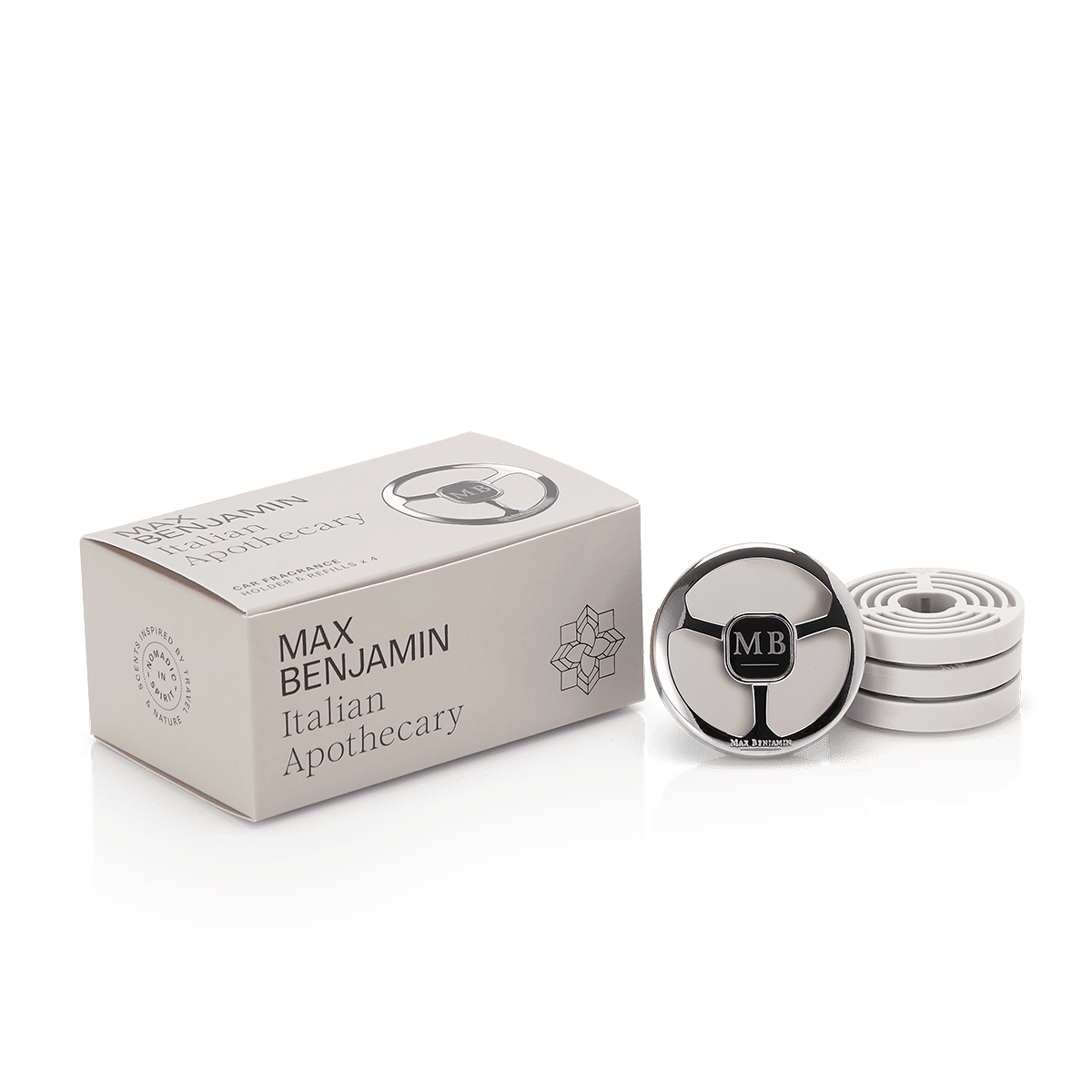 Max Benjamin Italian Apothecary Car Gift Set — 4 Refills