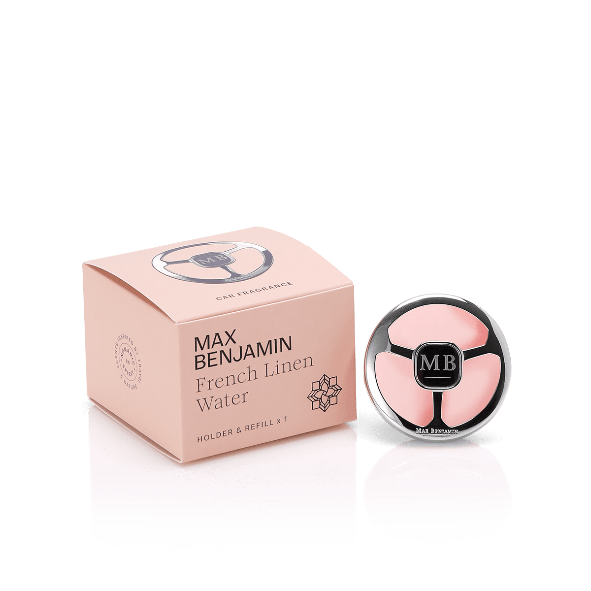 Max Benjamin French Linen Water Car Fragrance Set