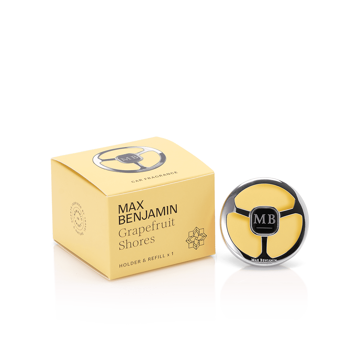 Max Benjamin Grapefruit Shores Car Fragrance Set