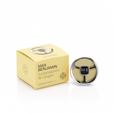 Max Benjamin Lemongrass & Ginger Car Fragrance Set