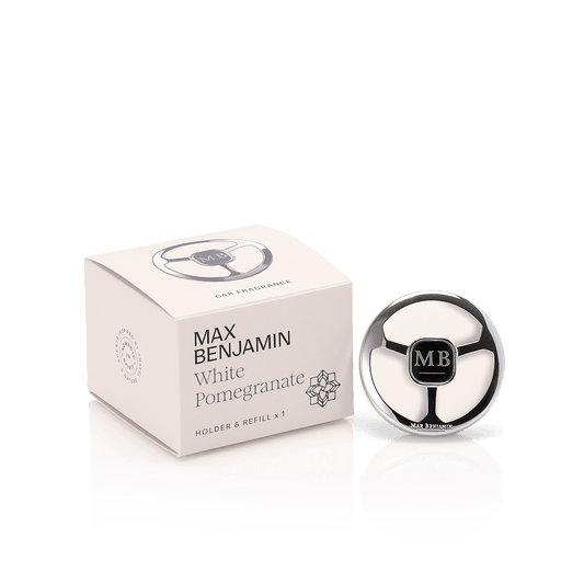 Max Benjamin White Pomegranate Car Fragrance Set