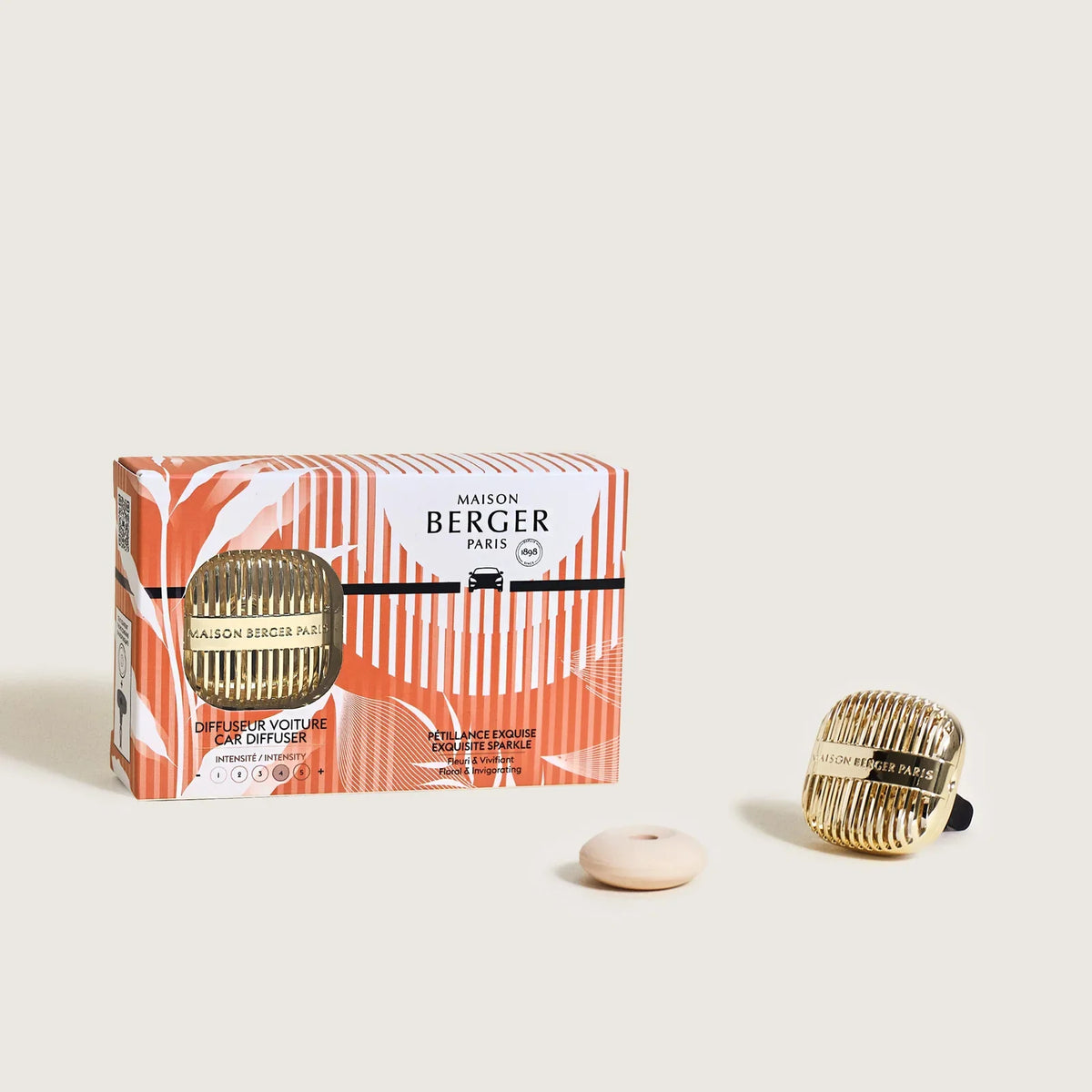 Maison Berger Cannelo Exquisite Sparkle Car Diffuser Set