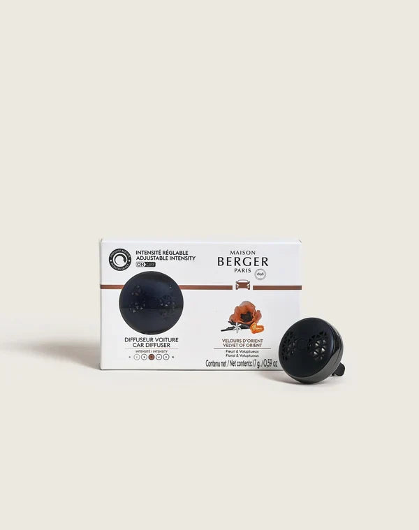 Maison Berger Velvet of Orient Car Diffuser Set
