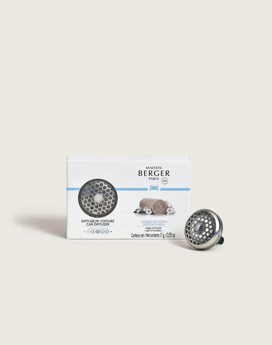 Maison Berger Cotton Caress Car Diffuser Set