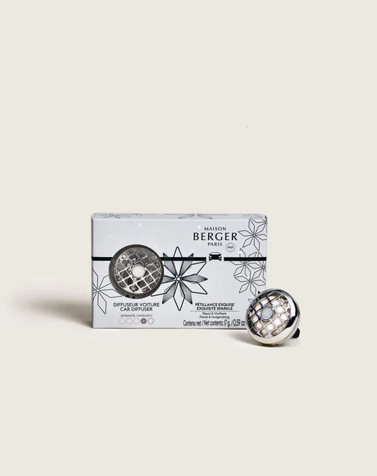 Maison Berger Rosalie Exquisite Sparkle Car Diffuser Set